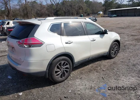 2016 Nissan Rogue Sl из США, поврежденный, VIN 5N1AT2MT9GC854985